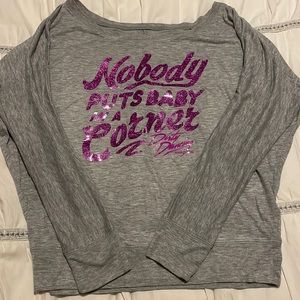 Dirty Dancing - off shoulder long sleeve shirt